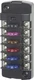 BLUE SEA FUSE BLOCK STBLADE 6CIRC INDEPENDEN