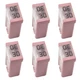 UHANBUT 6PCS 30A 32V Mini Slotted Automotive MCASE Shaped Cartridge 30A, Pink 