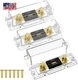 Joinfworld 300 Amp ANL Fuse Holder with 300A ANL Fuse, ANL Fuse Block 0/2/4 Gaug