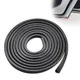 U-Shape Car Door Edge Guards, 32.8 Ft Rubber Automotive Door 32.8 FT/10 M Black