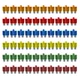 MGI SpeedWare 60pcs LED Blade Fuse Assortment, Smart Glow, 5A Multicolored 