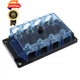BOJACK 4-Way AMG Mega Fuse Holder (Pack of 1 ANM-B4) 
