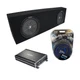 Universal Regular Cab Truck Kicker CompR CWR10 Dual 10" Black Sub Box CX1200.1