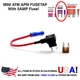 Lumision 16AWG Car Add-A-Circuit ATM APM Mini Fuse Tap Fusetap + 5A Fuse