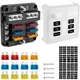 BetyBedy 6 Way Fuse Block, 12V Marine Fuse Box with LED Indicator, Automotive...