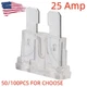50/100PACK 25Amp Clear Blade Fuse Fit for Regular ATC/ATO Plug-in Fuses Auto Car