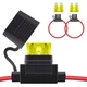 ecocstm 2 PCS Inline Fuse Holders 12V, 14 AWG Car Gauge 2 14AWG 