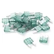 (25Pcs) 1 Amp Mini Car Fuses, 1A Automotive Blade Fuse for Lake Green 