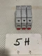 ONE LOT OF THREE USED SINGLE POLE 30 AMP BUSSMAN FUSE HOLDERS CHCC1D