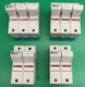 Lot of Sprecher Schuh Fuse Holders Ser A  30 Amp (2) FH7-3PJ30-L and (2) FH7-2PJ