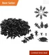 Universal 120Pcs Plastic Hole Rivets - Ideal Clips for Car Body Panels & More