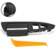 Rear Driver Black Door Switch Panel with Crowbar for BMW F01 F02 740Li 750i 740i