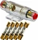 IMC Audio In-Line 4/8 Gauge AGU Fuse Holder w/ (5) 20 Amp Fuse for Car Audio