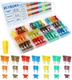 182PCS Car Blade Fuses Assortment Kit Automotive Standard & Mini & Low Profile