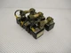 ONE USED SET OF ALLEN BRADLEY FUSE HOLDERS WITH FUSES  X-402027.