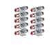 The Install Bay WFH-MANL 4/8 Gauge Mini ANL Nickel Fuse Holder (10/pk)