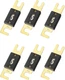 6PCS 60Amp/60A ANL Fuse, Blade Fuse for Marine Car Vehicle Audio and Video