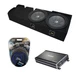 01-03 Ford F-150 Super Crew Truck Kicker CompR CWR10 Dual 10" Sub Box CX1200.1