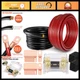 1/0 Gauge Power Wire 20ft Red/Black CCA, 250A ANL Fuse Holder, 20 Lugs & Heat Sh