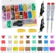 Car Fuses Assortment Kit with Car Fuse Tester,3-Size Fuses Automotive Kit with S