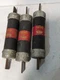 Lot of (3) Bussmann Fusetron FRS175 Fuse, 175 Amp 250 VAC Class RK5