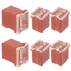 ALLECIN 50A Square Auto Fuses 50 AMP Low Profile Box Shaped Automotive Fuse f...
