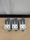 Lot Of 3- Allen Bradley 1492-FB2C30-L 2 Pole 30A 600V Fuse Holder
