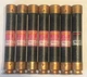 (LOT OF 7)FUSETRON FRS-R-20  600VAC 20A DUAL ELEMENT TIME DELAY CLASS RK5