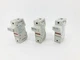 Lot of 3 Ferraz Shawmut US3J1I Fuse Holder W/ Indicator 30A 600V 1 Pole