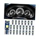 Car T5 LED Bulbs, 74 73 37 2721 3030 Chips 12V Bright Vehicle 24PCS White