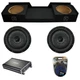 Chevy Silverado Ext Cab 99-06 Kicker 43CVT124 12" Dual Sub Box CX1200.1 Amp Kit