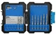 Ideal Electrical 36-600 Standard Drill/Taps - (8 Piece) 1/4 In. Hex Shank, Drill