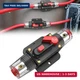 Nilight 50A Inline Circuit Breaker Resettable 12-24V DC Manual Reset Fuse Holder
