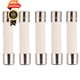 BOJACK Microwave Fuse 20a Ceramic 20 Amp 250V Slow-Blow 5 Piece 