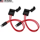 Car Fuse Holder Connector Adapter ATM APM 16 AWG 20A 32V 2PCS New From USA 