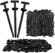 120PCS Nylon Universal Cable Tie Buckle Grip Auto Zip Buckles 120pcs 