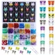 272Pcs - Car Blade Fuses Assortment Kit, Automotive Fuses - Standard & Mini