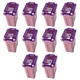 10PCS 30 Amp Car Micro Cartridge Fuses, Square Female Colorful