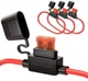 MCIGICM Inline Fuse Holder 10 Gauge, Waterproof With 40 Amp Fuse, 10 AWG, 3 Pack
