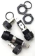 Lot of 2 Bussmann HTB46-I Knob Type Glass Fuse Holders 20A 250V For 1/4 x 1-1/4