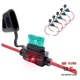 Waterproof in-line ATO/ATC LED Fuse Holder,12 AWG for 5 PACK LED ATC/ATO