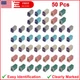 50 pc Automotive MCASE Mini Box Shaped Cartridge Fuse Kit, Chassis Mount, Copper