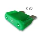 20 x Fuse 30A - Maxi LITTELFUSE 0299030.ZXNV Flat Plug Fuses for Cars