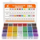 JOREST 280 Pcs Fuse Kit,182 Mini Car Fuses Assortment + 98 Standard Auto... 