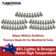 50 Pcs M10x1.5x45mm Titanium Stud Kit for Manifold & Turbo