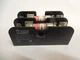GOULD SHAWMUT 30322RAB FUSE BLOCK 600V 30A A AMP 2 POLE W/FUSE LITTELFUSE KLDR 1