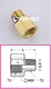 Brass Turbo Adapter Fitting Adapter 1/2 BSP Female to 1/4 BSP Male (50 pcs)