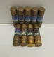 LOT OF 9 NEW OLD STOCK! BUSSMANN FUSETRON 8A 250V RK5 FUSES FRN-R-8