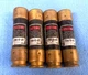 BUSSMANN FUSETRON TIME DELAY FUSE P/N: FRN-R-45  45 A 250 V  (LOT OF 4)