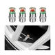 4PCS Car Tire Pressure Monitor Valve Stem Caps, 24-40 PSI Vehicle Wheel Press...